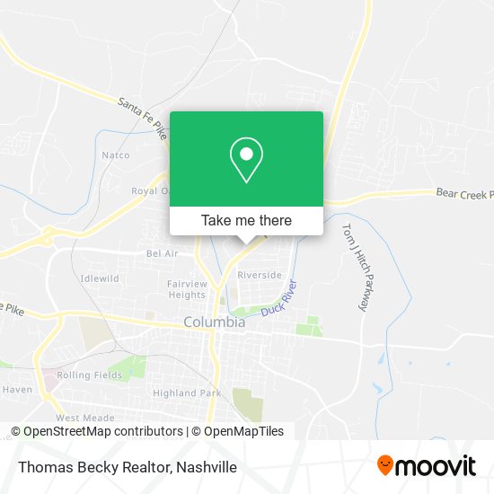 Mapa de Thomas Becky Realtor