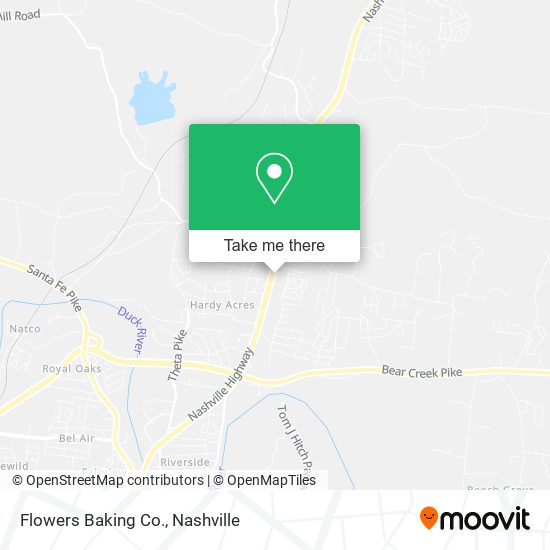 Flowers Baking Co. map