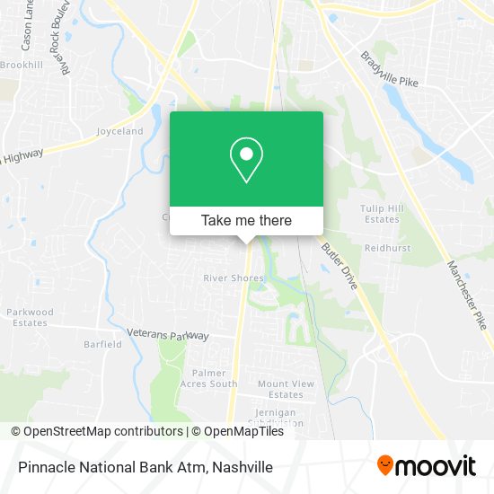 Pinnacle National Bank Atm map