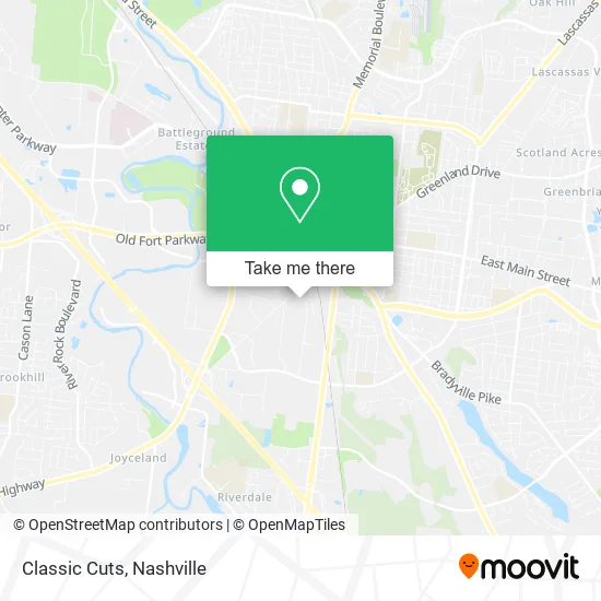 Classic Cuts map