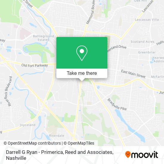 Darrell G Ryan - Primerica, Reed and Associates map
