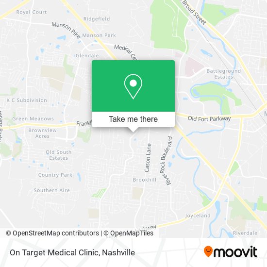 Mapa de On Target Medical Clinic