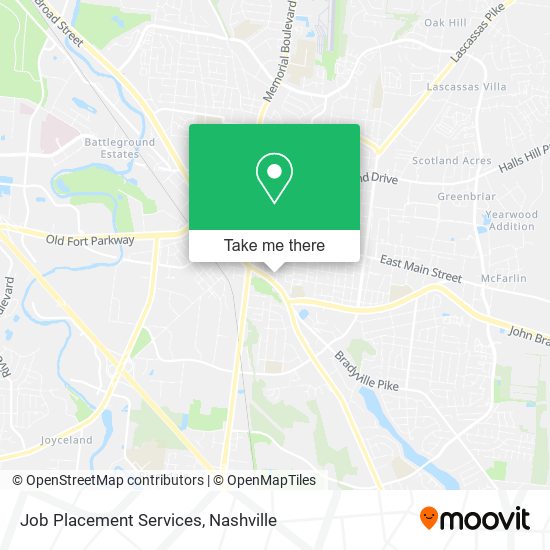 Job Placement Services map