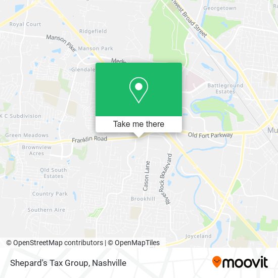Shepard's Tax Group map
