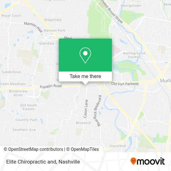 Elite Chiropractic and map