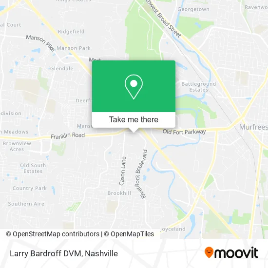 Mapa de Larry Bardroff DVM