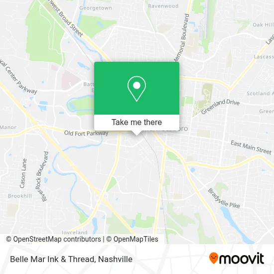 Belle Mar Ink & Thread map