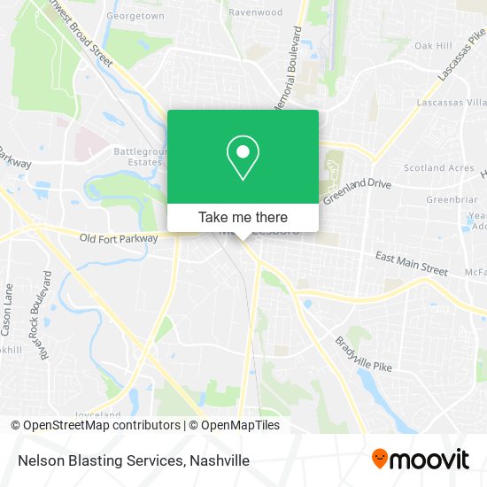 Nelson Blasting Services map