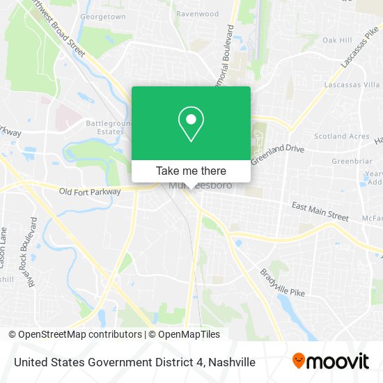 United States Government District 4 map