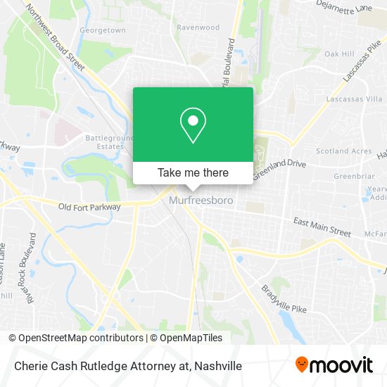 Cherie Cash Rutledge Attorney at map