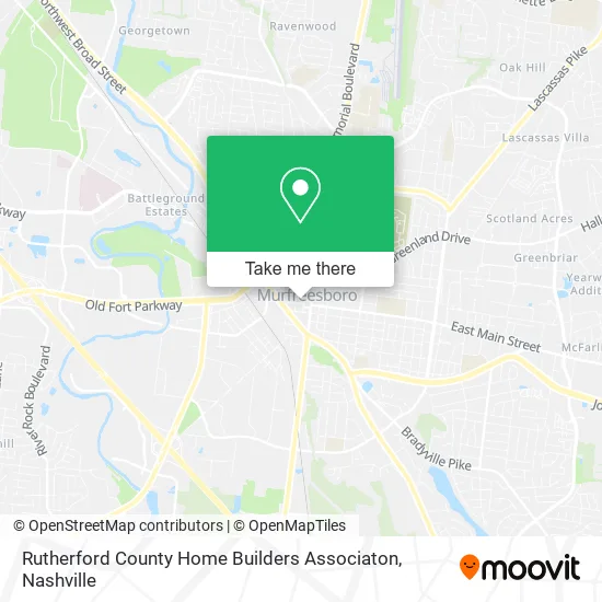 Rutherford County Home Builders Associaton map