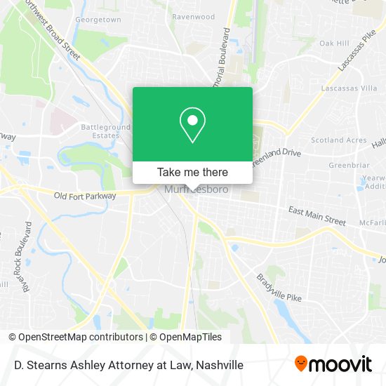 Mapa de D. Stearns Ashley Attorney at Law