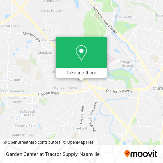 Mapa de Garden Center at Tractor Supply