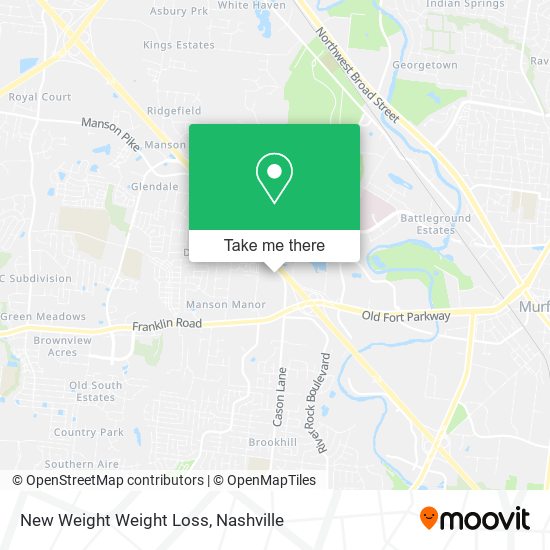 New Weight Weight Loss map