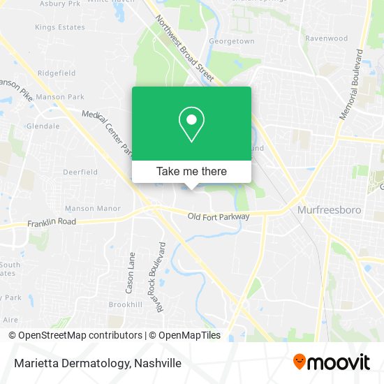 Mapa de Marietta Dermatology