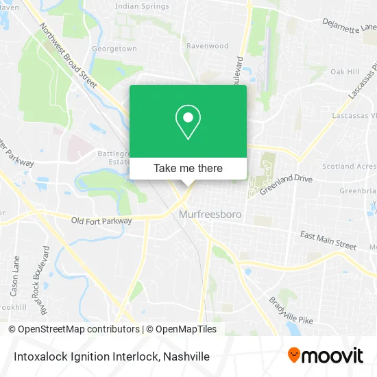 Intoxalock Ignition Interlock map