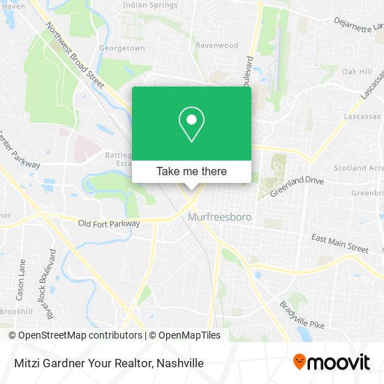Mitzi Gardner Your Realtor map