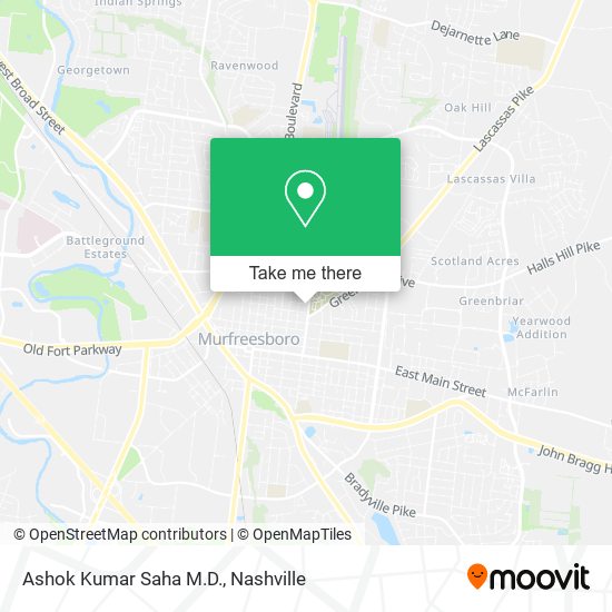 Mapa de Ashok Kumar Saha M.D.