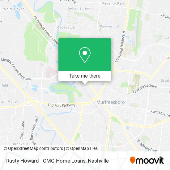 Rusty Howard - CMG Home Loans map