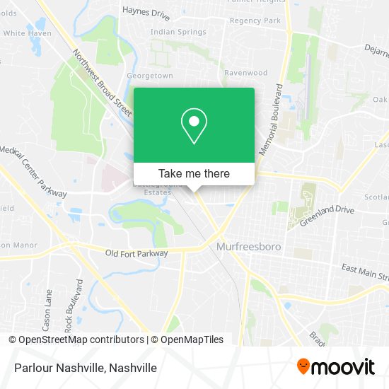 Mapa de Parlour Nashville