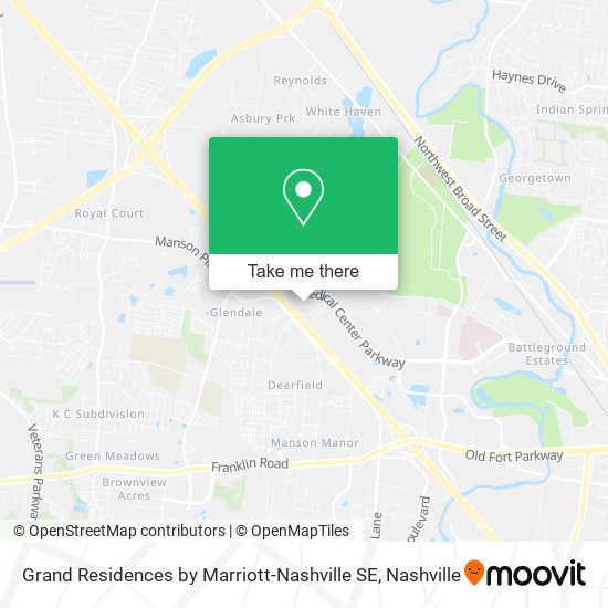 Grand Residences by Marriott-Nashville SE map