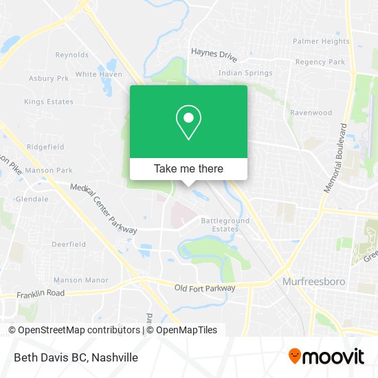 Mapa de Beth Davis BC