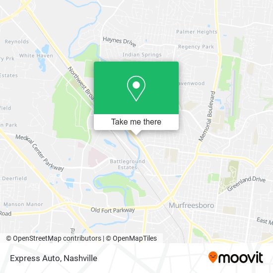Mapa de Express Auto