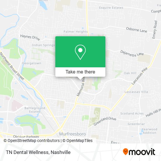 Mapa de TN Dental Wellness