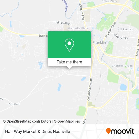Half Way Market & Diner map