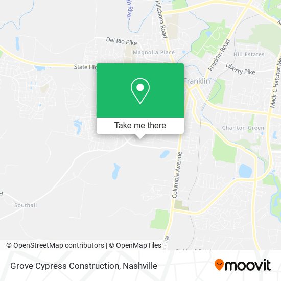 Grove Cypress Construction map
