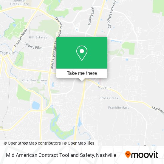 Mapa de Mid American Contract Tool and Safety