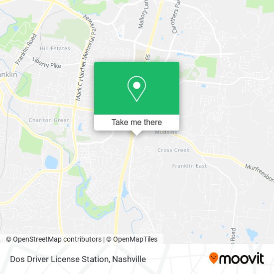 Dos Driver License Station map