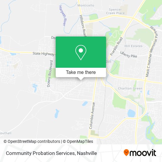 Mapa de Community Probation Services