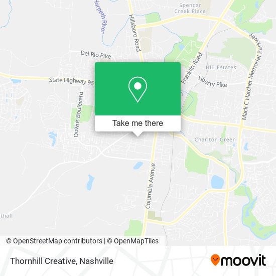 Thornhill Creative map