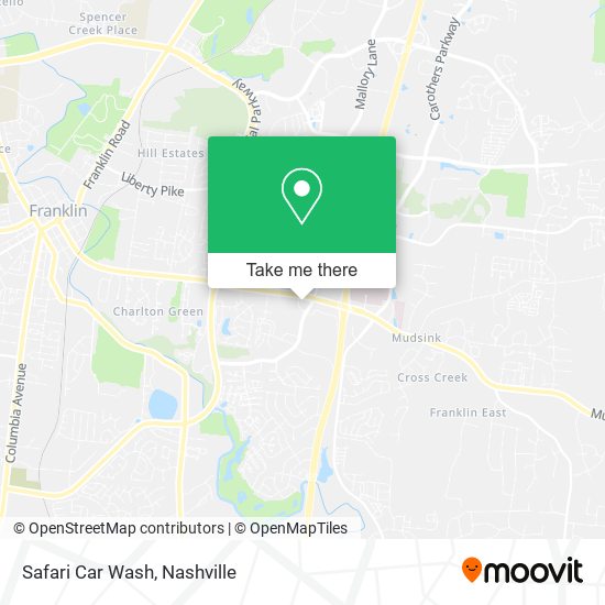 Mapa de Safari Car Wash