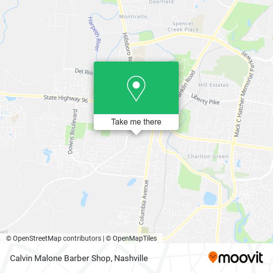 Mapa de Calvin Malone Barber Shop