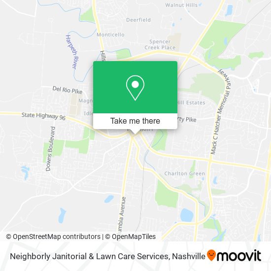 Neighborly Janitorial & Lawn Care Services map