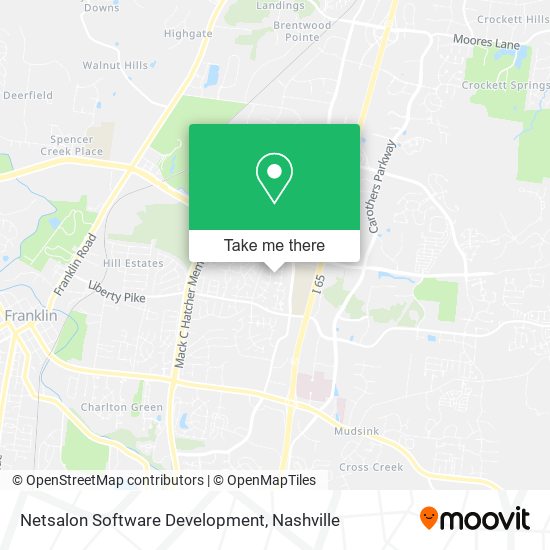 Netsalon Software Development map