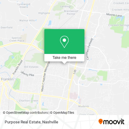 Purpose Real Estate map