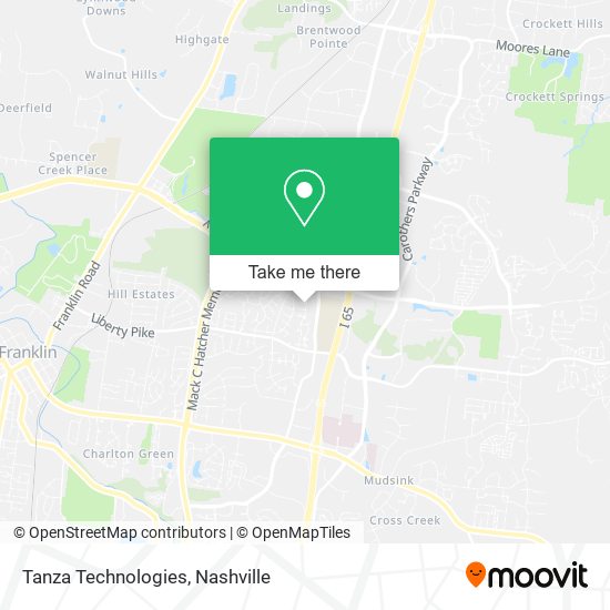 Tanza Technologies map