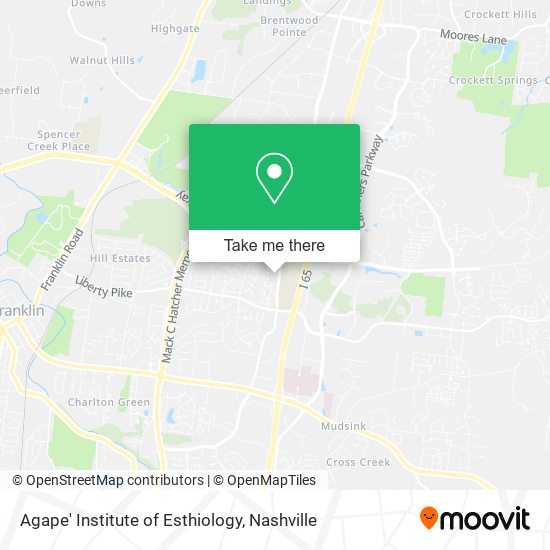 Agape' Institute of Esthiology map