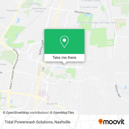 Mapa de Tidal Powerwash Solutions