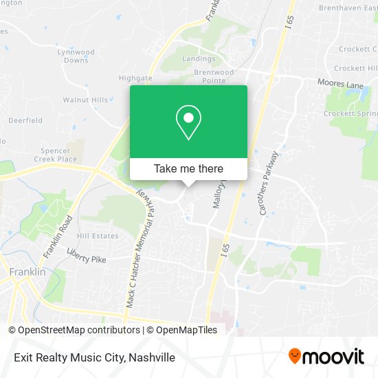 Exit Realty Music City map