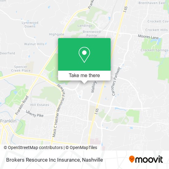 Brokers Resource Inc Insurance map