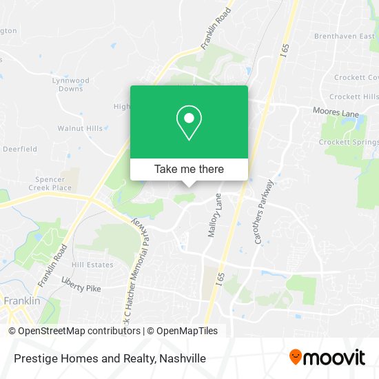 Mapa de Prestige Homes and Realty