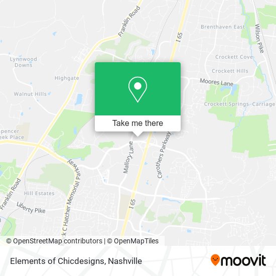 Elements of Chicdesigns map
