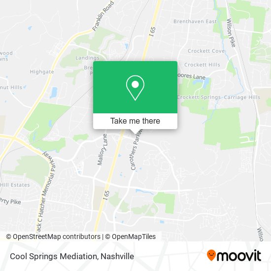 Cool Springs Mediation map