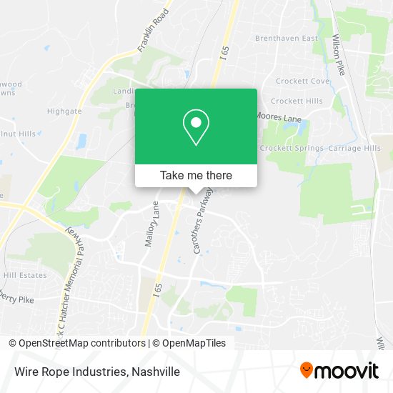 Wire Rope Industries map