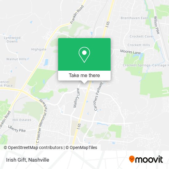 Mapa de Irish Gift