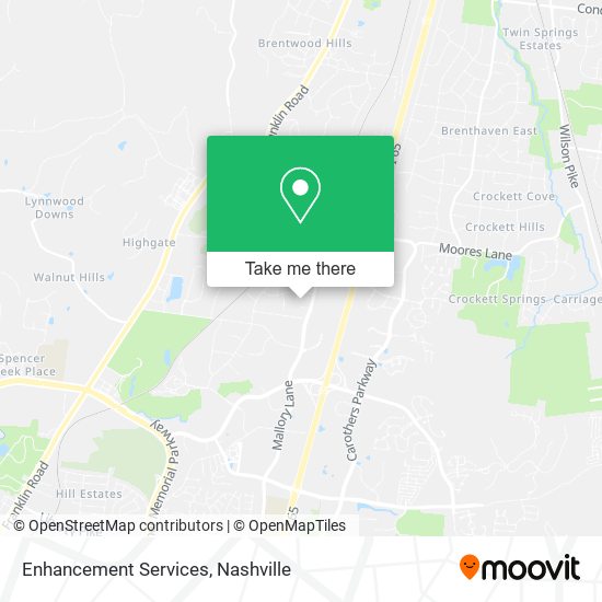 Enhancement Services map